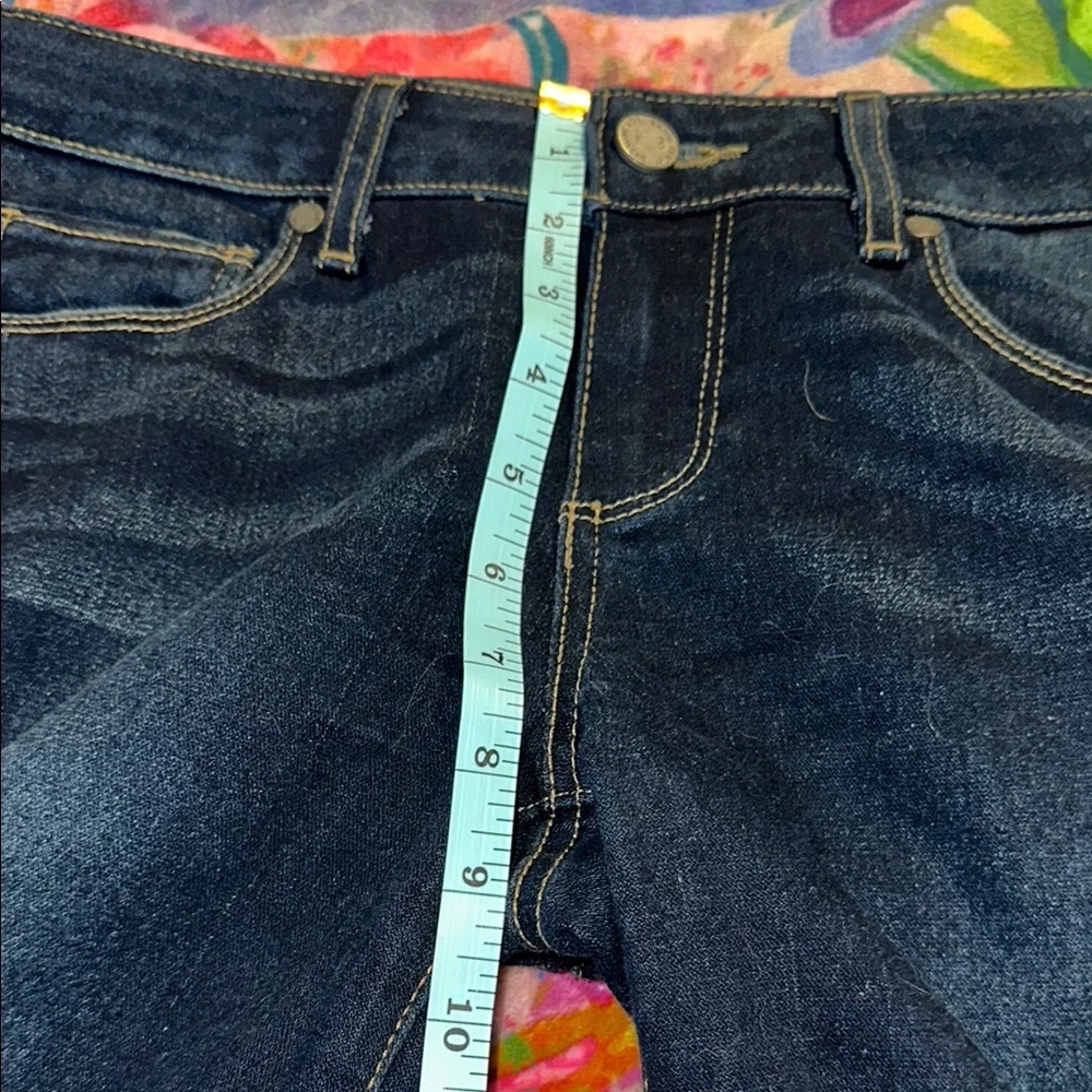 PAIGE Blue Denim hand Cutoff Jeans Shorts Size 26